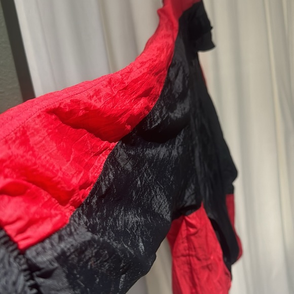 Vintage Cheetah red black workout windbreaker - Picture 5 of 8